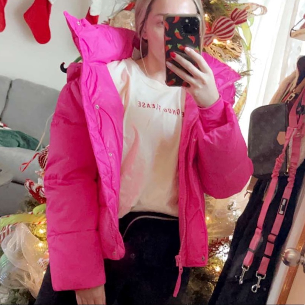 GAP Pink Puffer